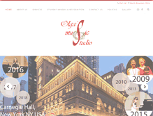 Tablet Screenshot of olgasmusic.com